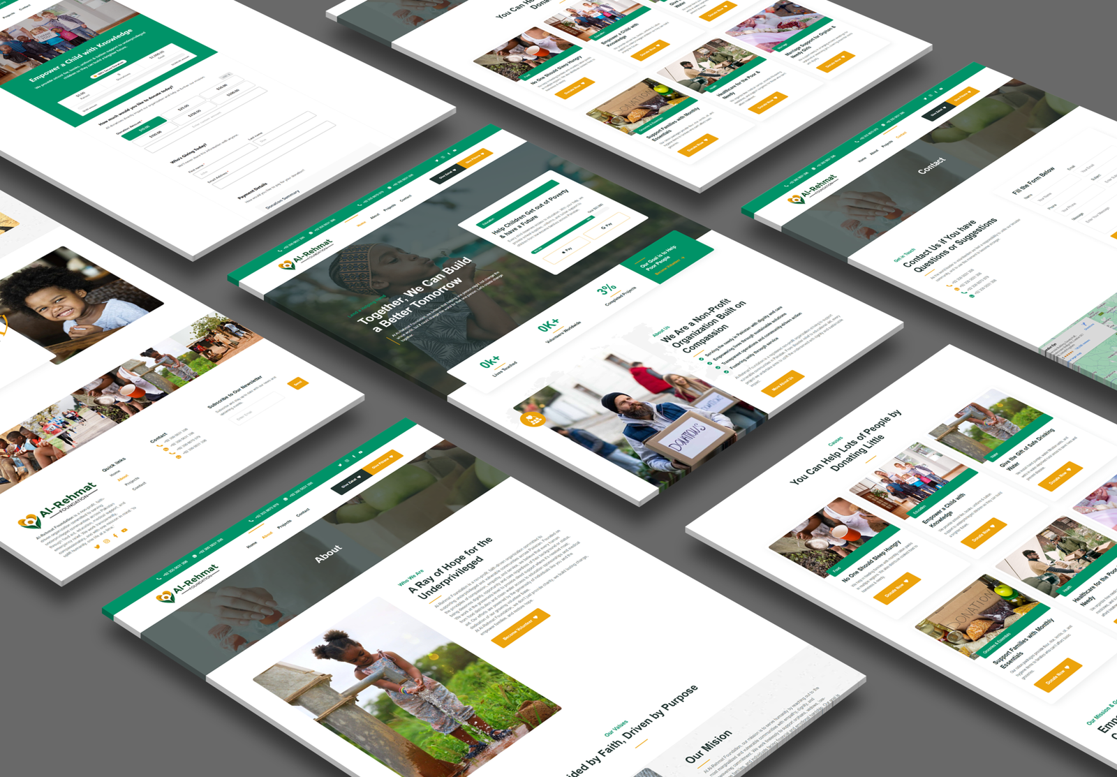 Al-Rehmat Foundation – Charity & Community Support Website